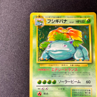 【✅Price⤵︎】 [Swirl] Venusaur 003 Base Set Old Back [LP+] (#156)