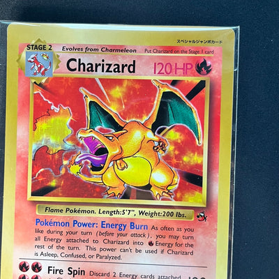 【✅Price⤵︎】 Charizard Jumbo Base Set Corocoro comic 4/102 [LP-] (#155)