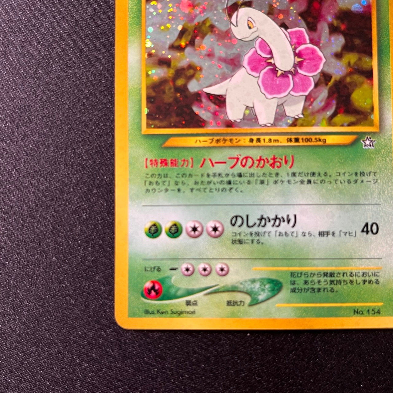 Meganium 154 Neo Premium File Old Back [NM-] (#66)