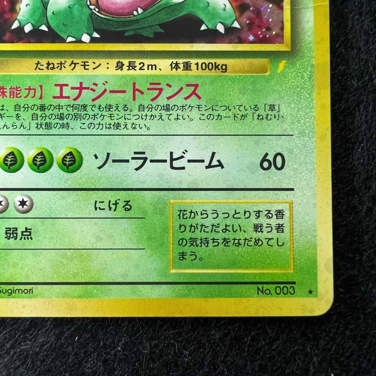 Venusaur CD 003 Old Back Holo Promo [MP] (#32)